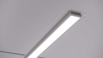 Lumines profile type Largo lacquered white, 1 m